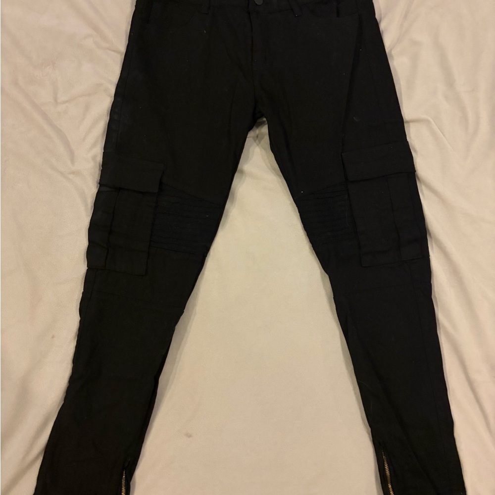 Men's Black Cargo Pants